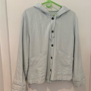 J Jill Baby Blue Jacket. SZ M. Runs Big.